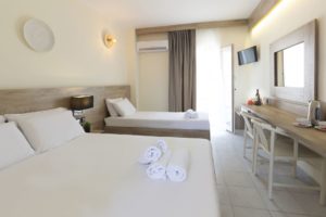 DELUXE TRIPLE ROOM & SOFA WITH GARDEN VIEW 21[m2]