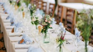 clear wine glass lot on table
